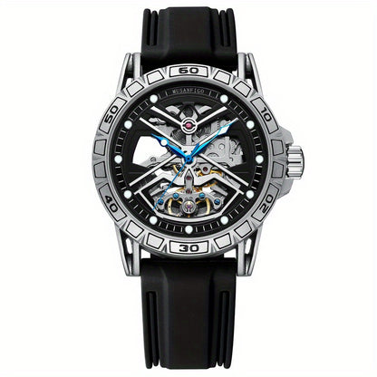 MUSANFIGO Skeleton Automatic Dive Watch – Luxury Mechanical Sports Watch for Men 