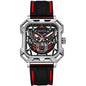 MUSANFIGO Square Skeleton Automatic Watch – Modern Mechanical Sports Watch for Men