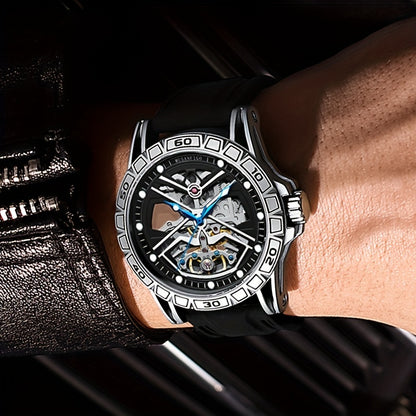 MUSANFIGO Skeleton Automatic Dive Watch – Luxury Mechanical Sports Watch for Men 